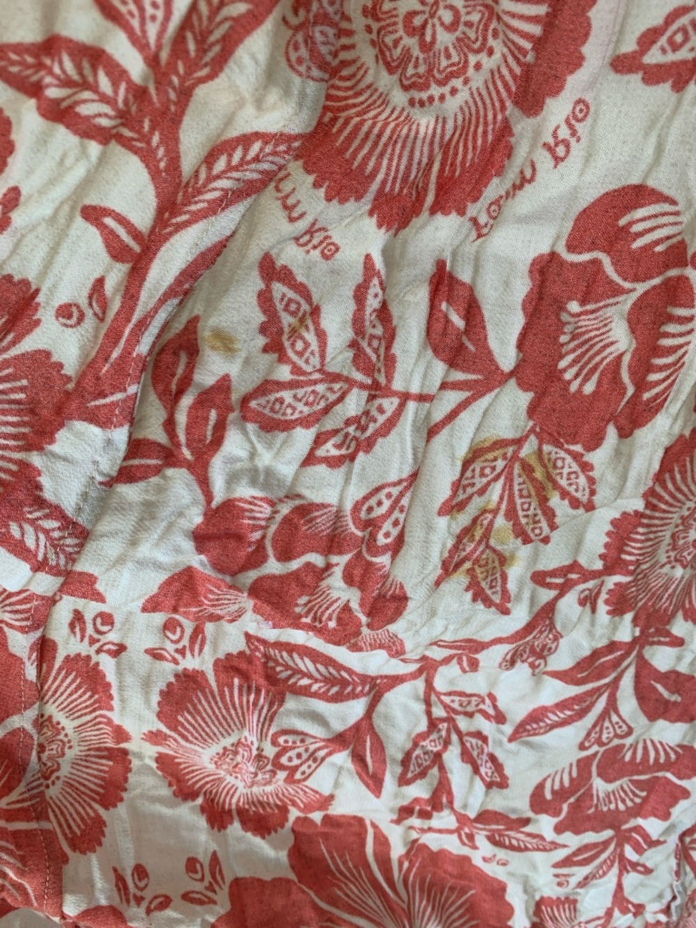 FARM Rio Mixed Pineapple Red Blue Wrap Dress Size S - Picture 8 of 10